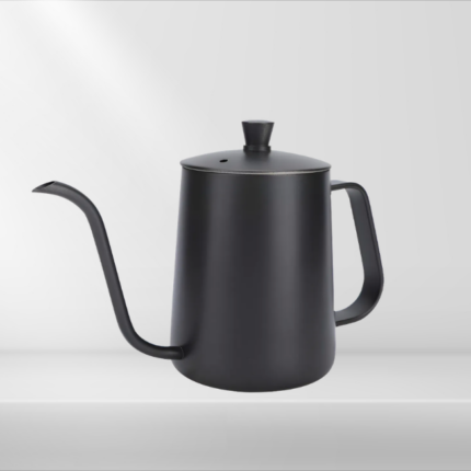 Tetera Cuello de Cisne Negra 600 ml - Precisión Barista